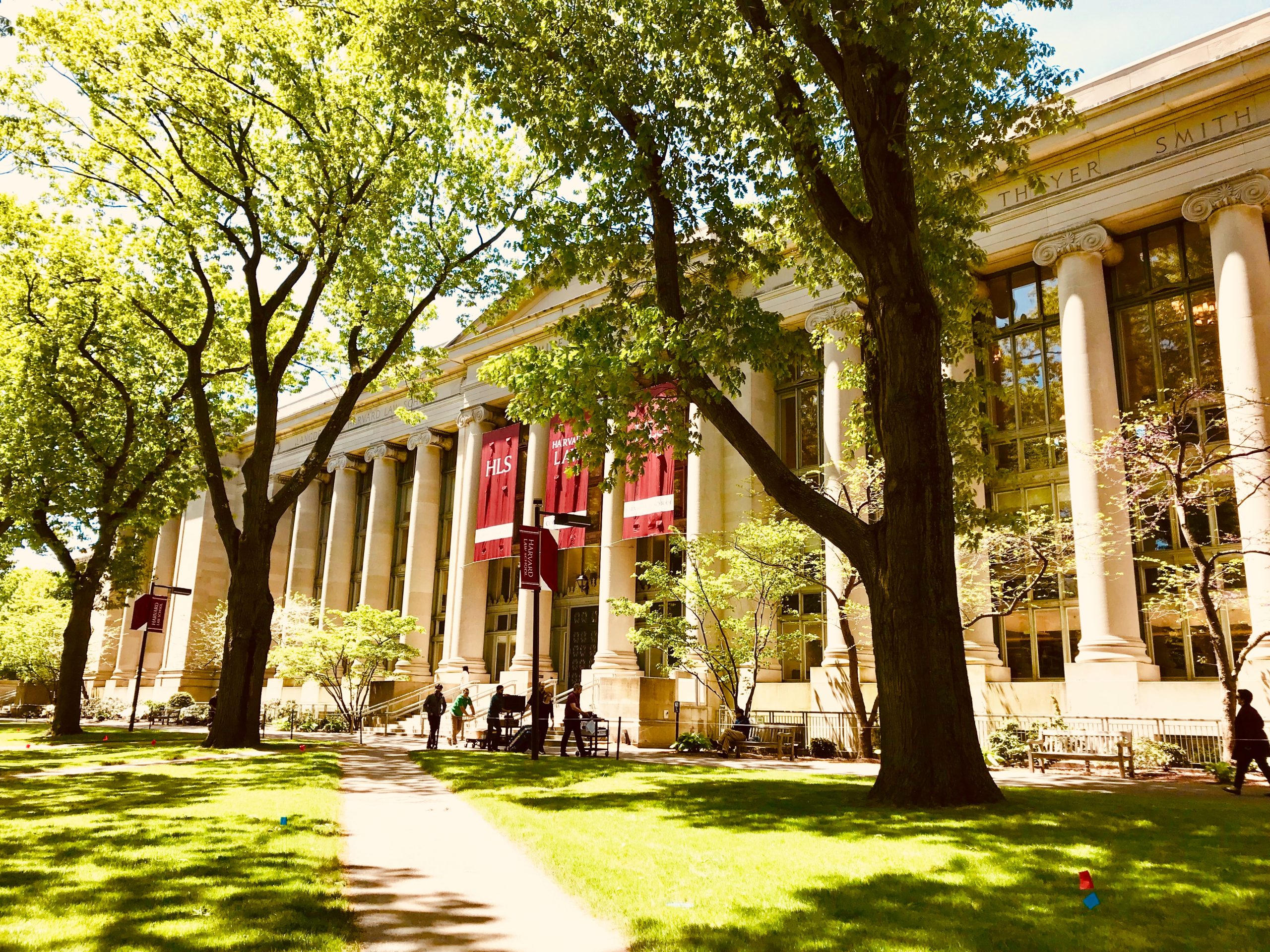 A Harvard law school building